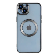 Coque  En Gel Magnetique Gorilla Tech Qualité Premium effet Chromé Noir  Pour Apple iPhone 14 Pro Max