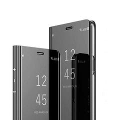Etui View Cover Interieur Gel Noir Pour Samsung Galaxy A6 Plus