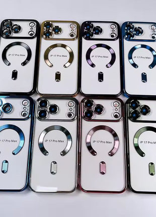 Coque En Gel Magnetique Gorilla Tech Qualité Premium Effet  Chromé Bleu  Pour Apple iPhone 17 Air