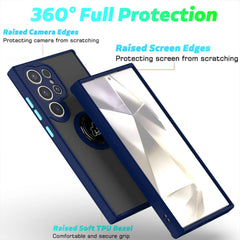 Coque Gorilla Tech  Shadow Ring Bleu Pour Samsung Galaxy  S24