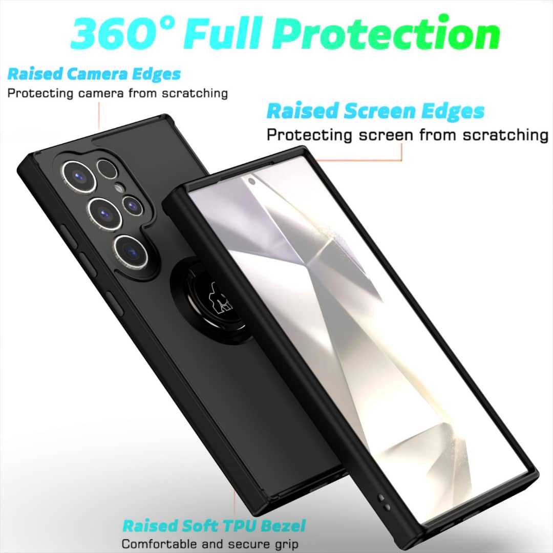 Coque Gorilla Tech  Shadow Ring Noir Pour Samsung Galaxy S20