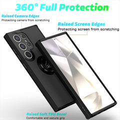 Coque Gorilla Tech  Shadow Ring Noir Pour Samsung Galaxy A03S