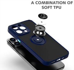 Coque Gorilla Tech  Shadow Ring Bleu Pour Apple iPhone 12 Pro Max (6.7")