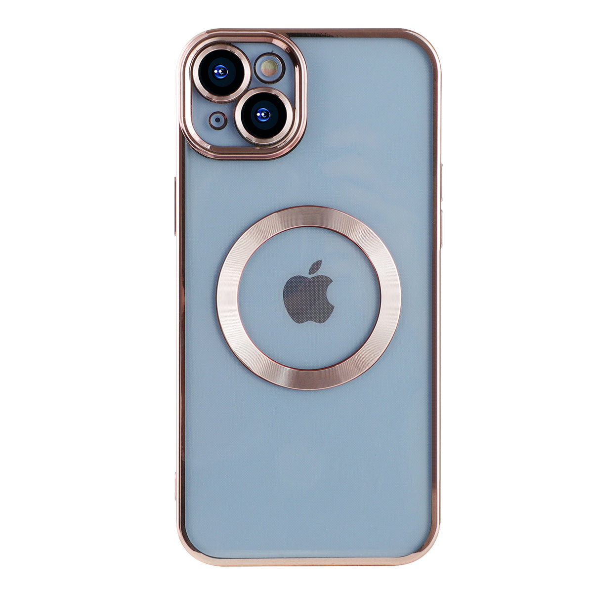 Coque En Gel Magnetique Gorilla Tech Qualité Premium Effet Chromé Rose Gold Pour Apple iPhone 13