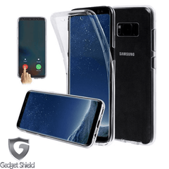 Coque 360 transparent (avant en gel/arriere dur) Gadget Shield pour Samsung Galaxy S7 Egde