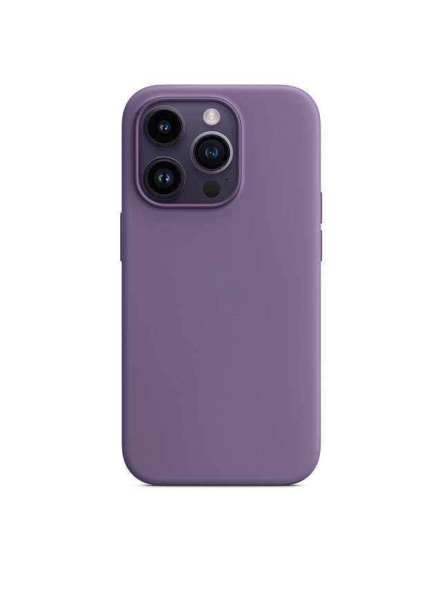 Coque En Silicone Gorilla Tech Violet Foncé Apple Original Color Qualité Premium Pour Apple iPhone 15 Pro Max