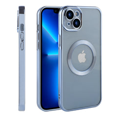 Coque En Gel Magnetique Gorilla Tech Qualité Premium Effet Chromé Bleu Pour Apple iPhone 15 Pro