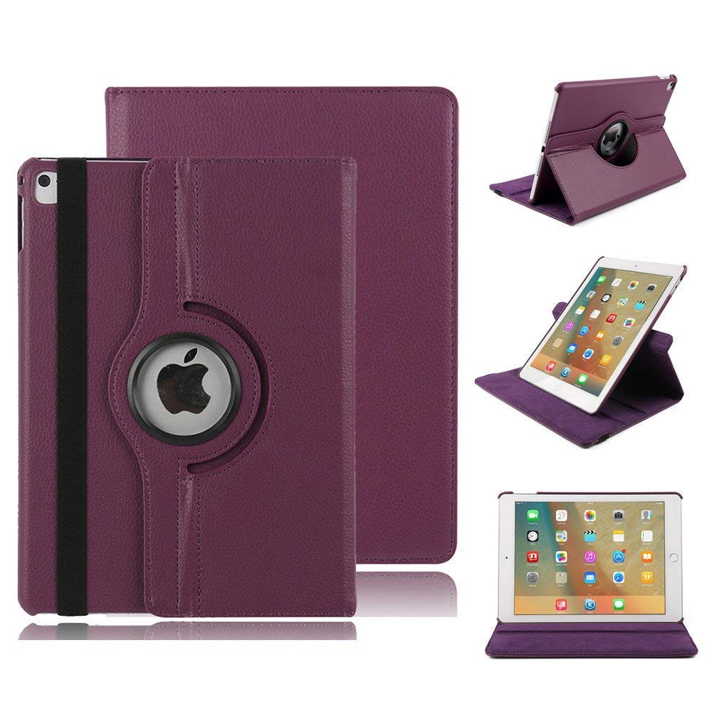 Etui 360 Violet Compatible Pour iPad 10.2"/Pro 10.5"/Air3 (2021/2020/2019)