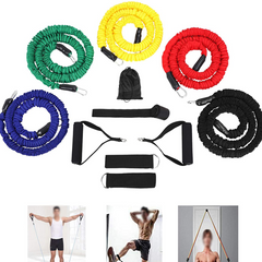 Set of 5 elastic bands for bodybuilding (premium quality)