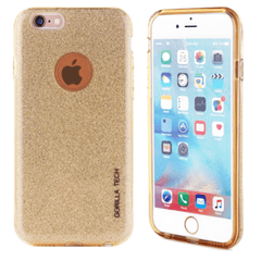 Coque Glitter Gel Gorilla Tech Or pour Apple iPhone 7/8/SE 2020