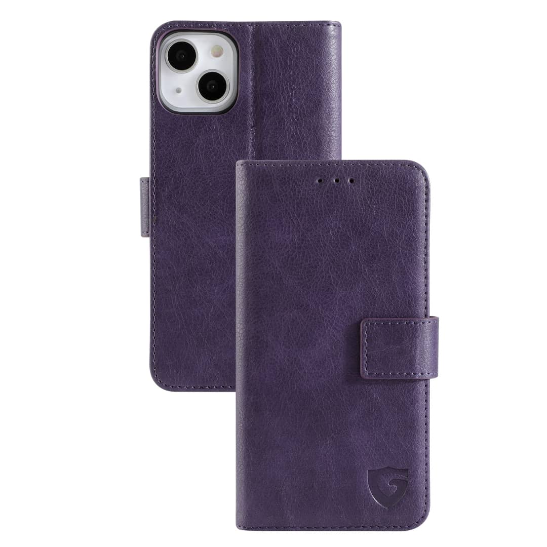 Gadget Shield Classic Book For Apple iPhone 15 Plus Purple