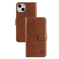 Gadget Shield Classic Book For Apple iPhone 15 Pro Brown