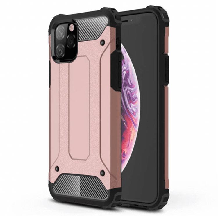 Coque armor carbon rose gold pour Apple iPhone 14