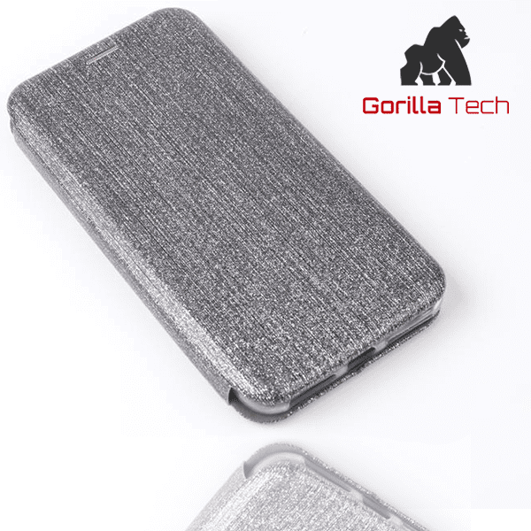 Etui 3D Glitter Book Gorilla Tech Noir Pour Apple  iPhone 6/7/8 Plus