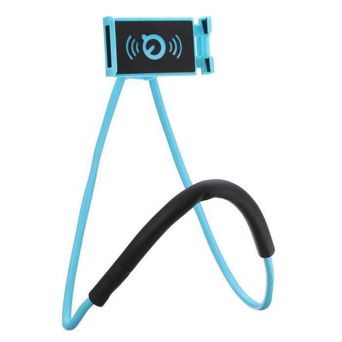 Selfie Stick Flexible and Rotating 360° /Smartphone Holder Blue color