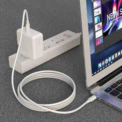 Câble  Type C vers Type C 100w 2M  de couleur Blanc Pour MacBook