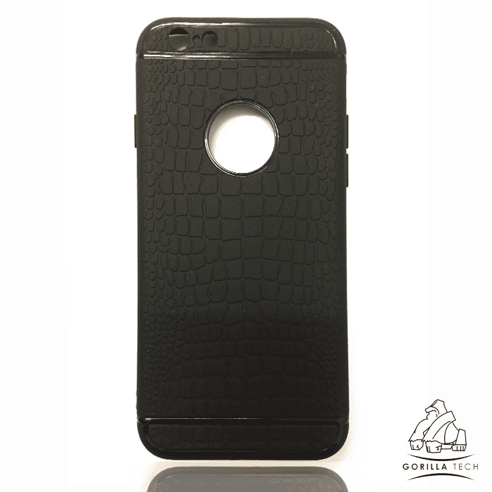 Coque en Gel Gorilla Tech croco noir pour Samsung Galaxy s8 plus