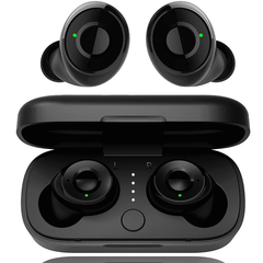 bluetooth earphone black compatible ios and android (premium quality)