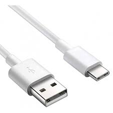 Cable USB type C 1M de couleur Blanc