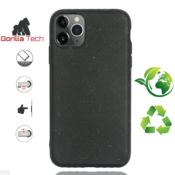 Coque Biodégradable Noir Gorilla Tech Pour Apple iPhone X/XS