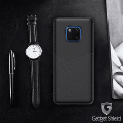 Coque en gel Gadget Shield carbon design noir pour Samsung Galaxy J4 2018
