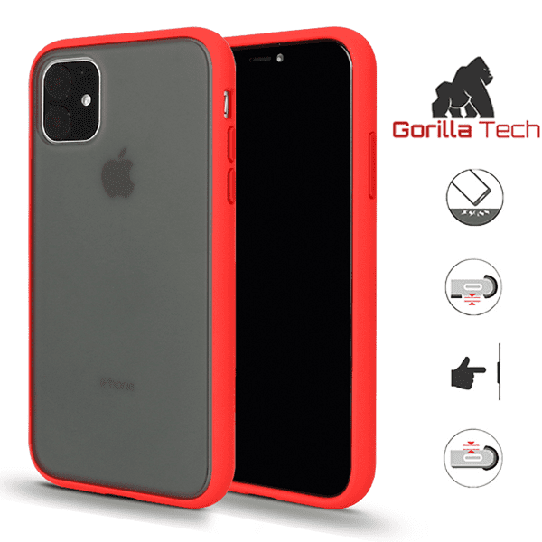 Coque Gorilla Tech  Shadow Rouge Pour Apple iPhone 12/12 Pro