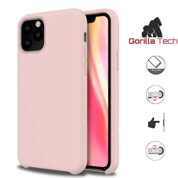 Coque En silicone Gorilla Tech Rose Qualité Premium Pour Apple iPhone 15 Pro