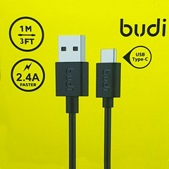 Cable Budi noir qualité premium pour Type C