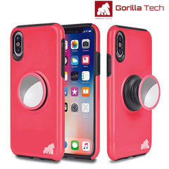 Coque Gorilla Tech Pop Support Rose Pour Apple iPhone X/XS