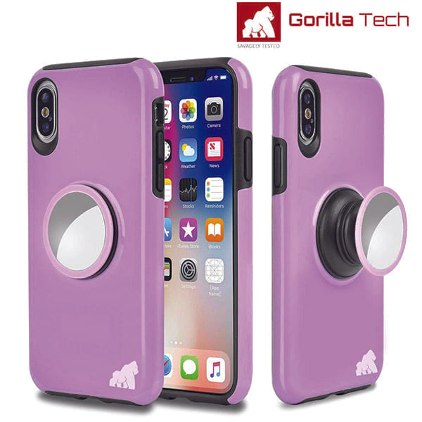 Coque Gorilla Tech Pop Support Violet Pour Apple iPhone X/XS