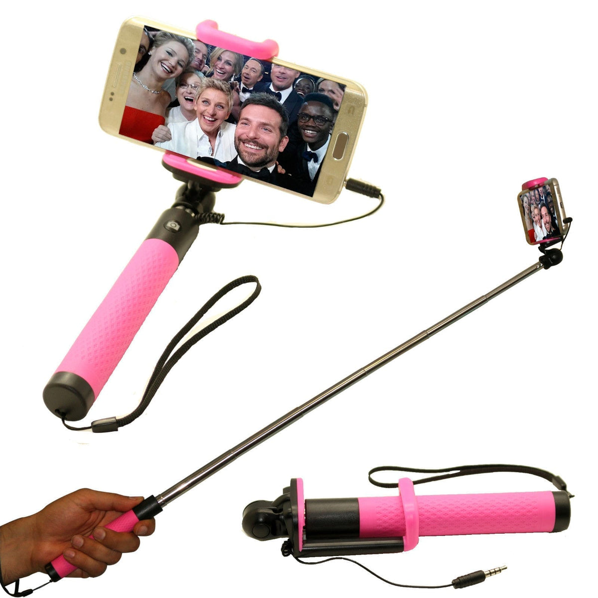 mini Selfie stick rose (bulk)