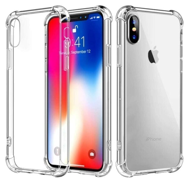 Pack of 10 Shockproof Clear Gel Cases for iPhone 11 (bulk)
