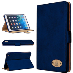 Étui  Magnetique Véritable Cuir Bleu Logo Gorilla Tech  pour iPad Mini 6