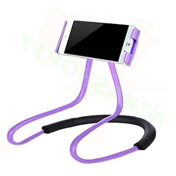 Selfie stick Flexible et Rotatif 360°/support smartphone violet