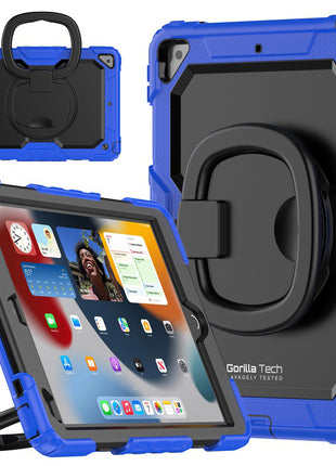 Étui Gorilla Tech Armour Bleu Pour iPad 10.2"/Pro 10.5"/Air3 (2021/2020/2019)