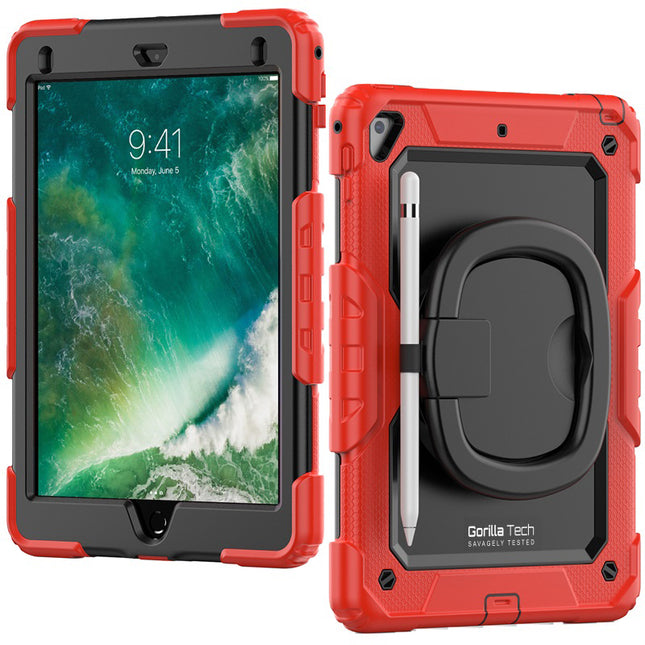 Étui Gorilla Tech Armour Rouge Pour iPad 9.7" (2018/2017/2016/Air 2/ Air) Universal