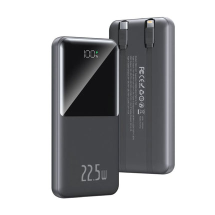 TRUSMI Batterie Externe 10000mAh | 22.5W Charge Rapide PD | Compact Chargeur Écran Digital