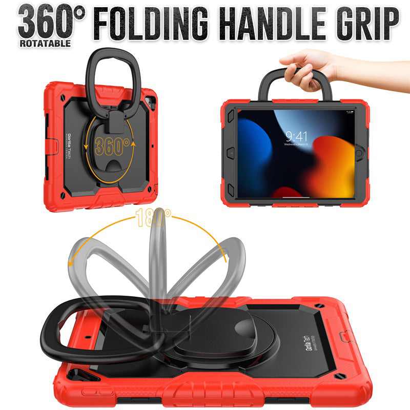 Étui Gorilla Tech Armour Rouge Pour iPad 10.2"/Pro 10.5"/Air3 (2021/2020/2019)