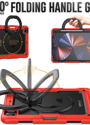 Étui Gorilla Tech Armour Rouge Pour iPad Pro 12.9" (2022/2021/2020/2018) Universal