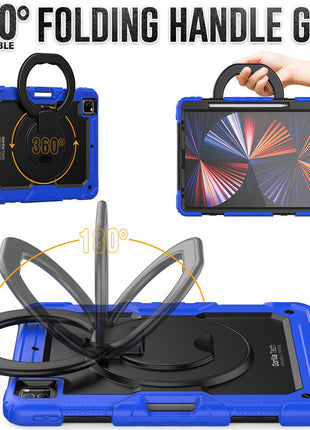 Étui Gorilla Tech Armour Bleu Pour iPad Pro 12.9" (2022/2021/2020/2018) Universal