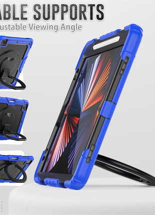 Étui Gorilla Tech Armour Bleu Pour iPad Pro 12.9" (2022/2021/2020/2018) Universal