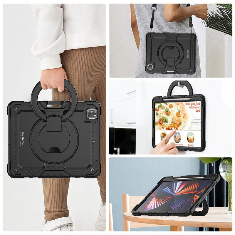 Étui Gorilla Tech Design Noir Pour iPad Pro 12.9" (2022/2021/2020/2018) Universal