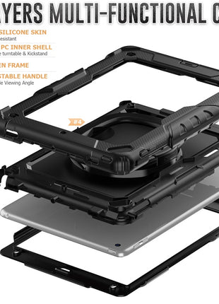 Étui Gorilla Tech Noir iPad Armour Pour iPad 9.7" (2018/2017/2016/Air 2/ Air) Universal