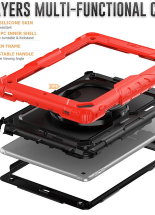 Étui Gorilla Tech Armour Rouge Pour iPad 9.7" (2018/2017/2016/Air 2/ Air) Universal
