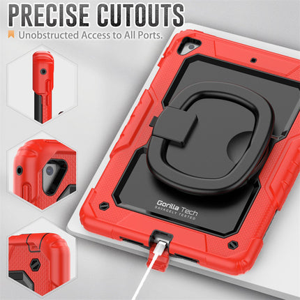 Étui Gorilla Tech Armour Rouge Pour iPad 9.7" (2018/2017/2016/Air 2/ Air) Universal