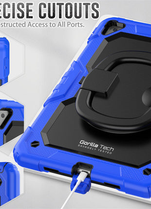 Étui Gorilla Tech Armour Bleu Pour iPad 10.2"/Pro 10.5"/Air3 (2021/2020/2019)