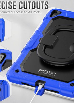 Étui Gorilla Tech Bleu  iPad Armour Pour iPad 9.7" (2018/2017/2016/Air 2/ Air) Universal