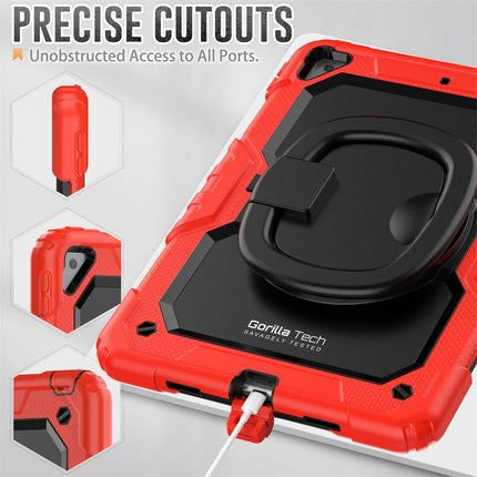 Étui Gorilla Tech Armour Rouge Pour iPad 10.2"/Pro 10.5"/Air3 (2021/2020/2019)