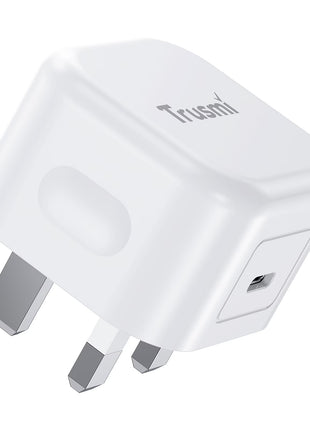 TRUSMI Chargeur Rapide USB-C 20W PD – Modèle CH23-01 – Prise Secteur, Blanc