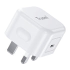 TRUSMI Chargeur Rapide USB-C 20W PD – Modèle CH23-01 – Prise Secteur, Blanc